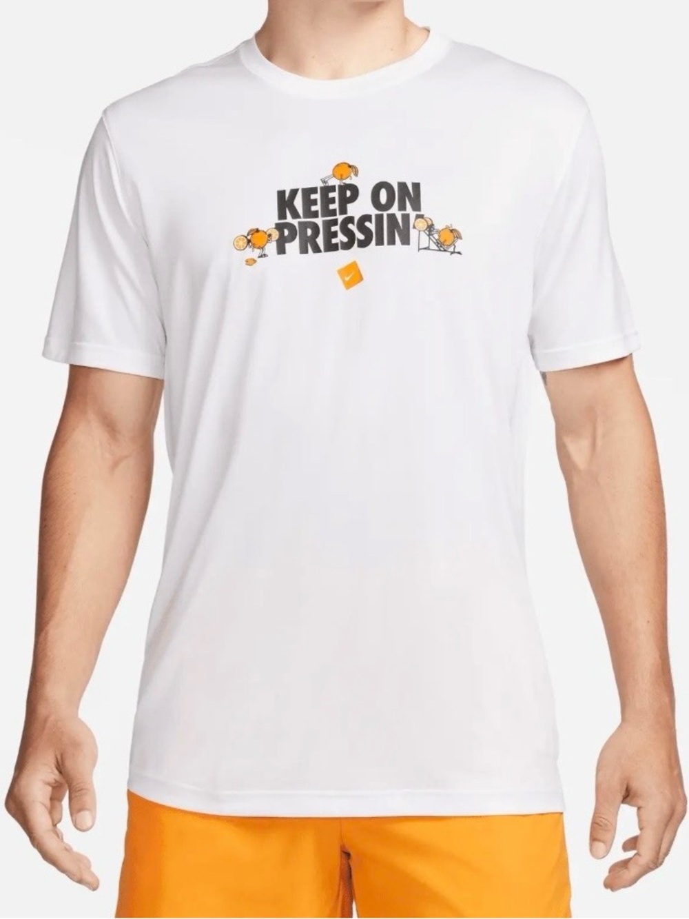 Nike Dri-Fit One Men’s Training T-shirt DR7575-100 White Size S (Dead-stock)